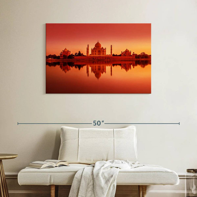 Nicci Taj Mahal Sunset Panorama