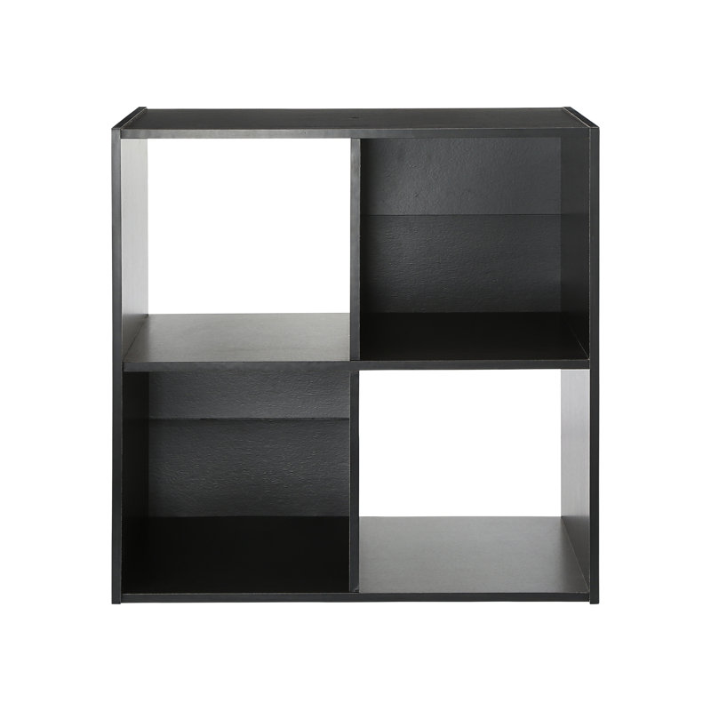 Anzalone 61.39 cm H x 61.01 cm W Cube Bookcase, Espresso