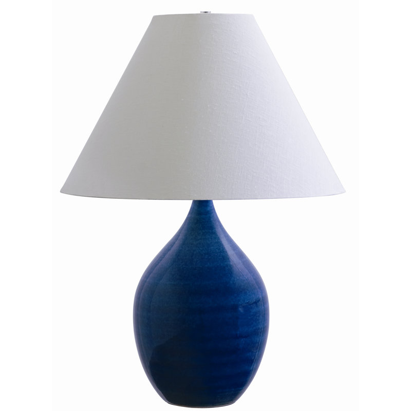 Scatchard Table Lamp, 28" H x 20" W x 20" D, Gray Gloss, 250 W