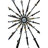 Serratina 32 - Light Steel Dimmable Chandelier