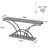 Mona 70.86'' Extra Long Console Accent Table for Entryway with Half-Moon Metal Frame-426858508