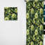 Rideau damassé obscurcissant Tropical Green Jungle Damask III - Floral-107563091