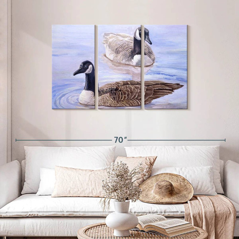 Geese, 28" H x 45" W