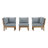 Modway Marina 3 Piece Outdoor Patio Teak Set-335028762