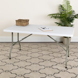 Noah Rectangular Plastic Event Folding Table