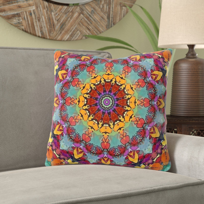 Rundle Reversible Throw Pillow, Indoor