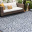Tapis intérieur / extérieur floral tissé à la machine-1354787586