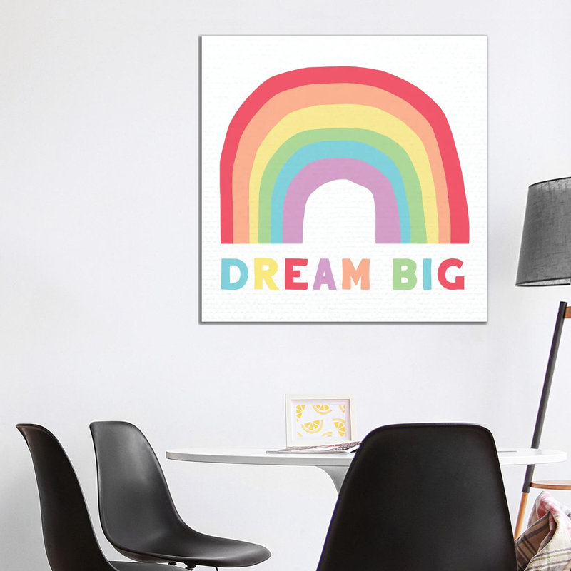 Dream Big by Daniela Santiago - Wrapped Canvas Gallery-Wrapped Canvas Giclée, 45.72 cm H x 45.72 cm W x 1.91 cm D