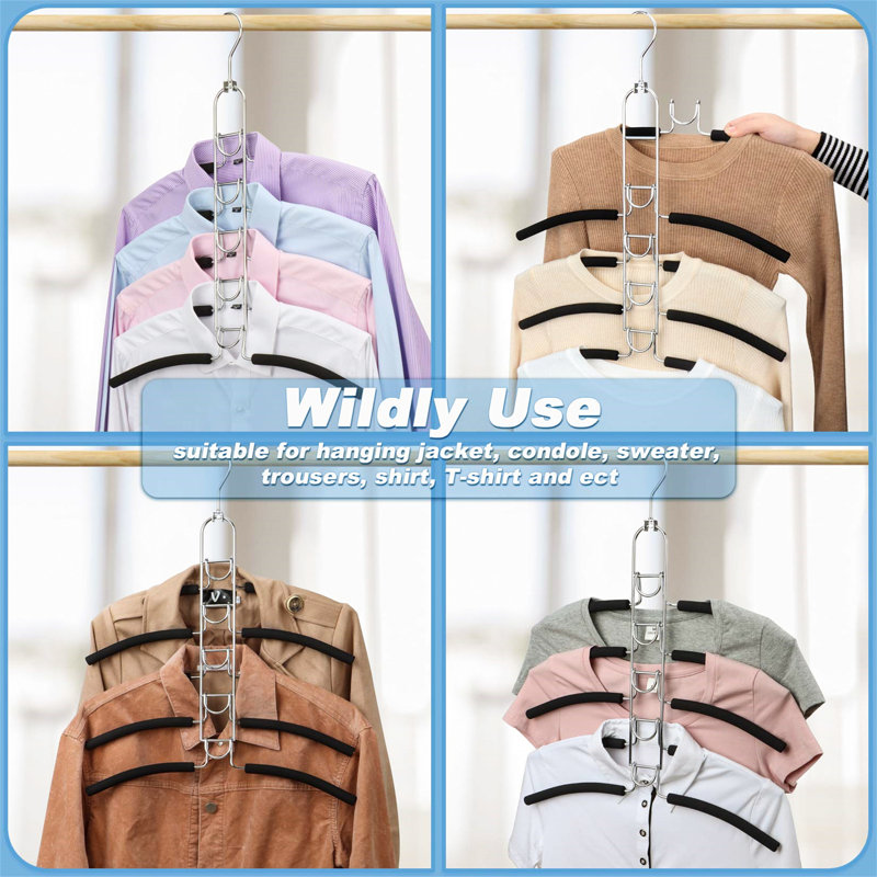 Isaias Metal Multi-Layer Hanger