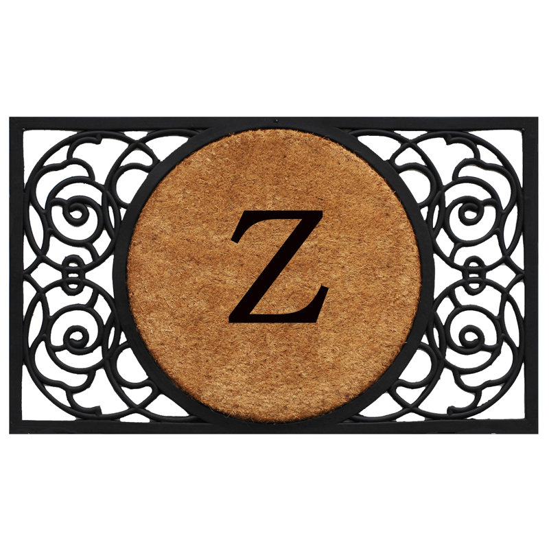 Cermenho Non-Slip Outdoor Doormat, Z, Rectangle 22" x 36"