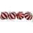 3'' Striped Glass Candy Canes Finial Ornament