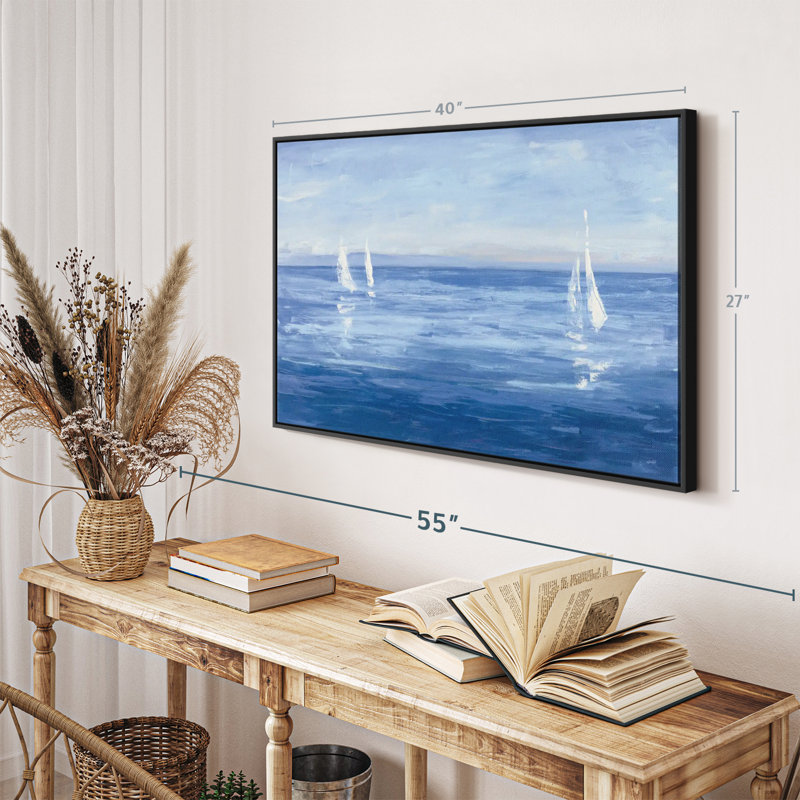Nautique «voile ouverte», H 27 po x l 40 po