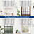 Floral Lined Valance Double Layer Thermal Insulated Room Darkening Blackout Valances 3 Inch Rod Pocket Window Valance for Bathroom Living Room-108320021-101841193