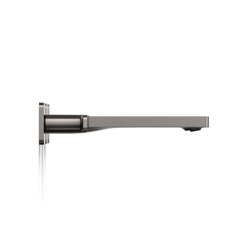 Parallel Wall-Mount Bathroom Sink Faucet Trim, Vibrant Titanium