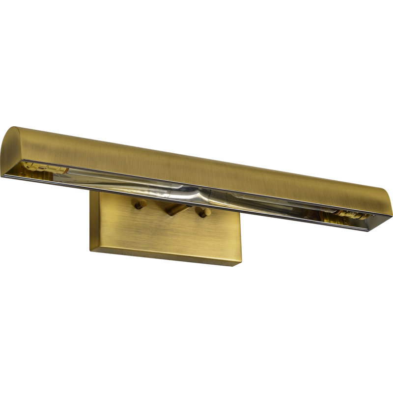 Bechtel Armed Sconce, Brushed Brass