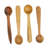 Euro Kitchen Scoop Set - Fruitwood
