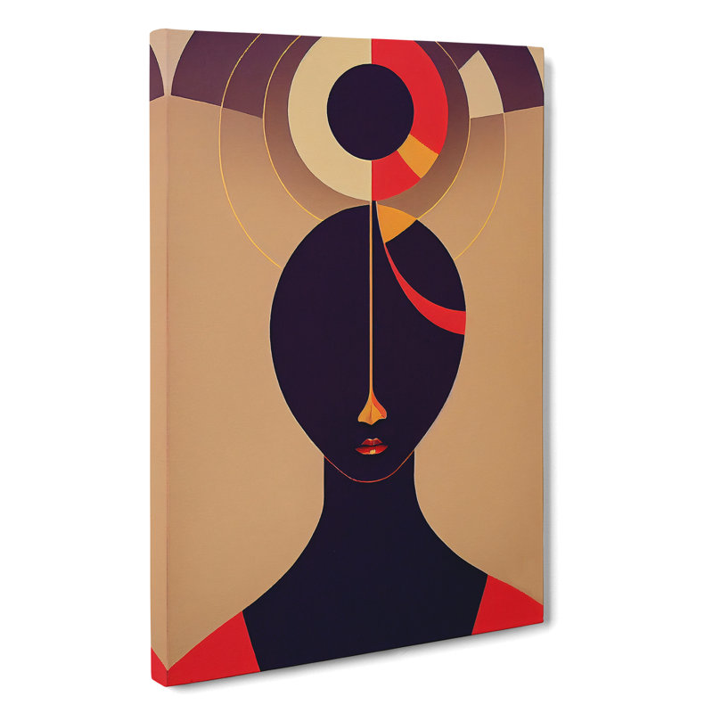 Unique Abstract Woman No.1 - Wrapped Canvas, 76cm H x 50cm W x 3cm D