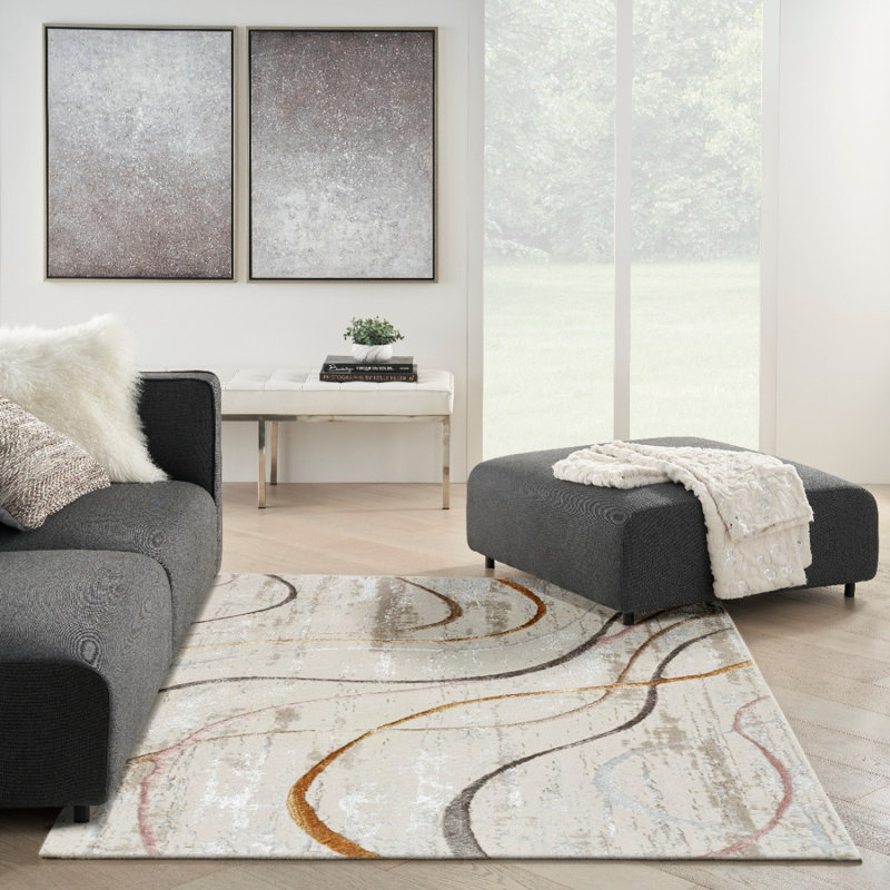 Ankica Abstract Area Rug, Rectangle 239 x 300 cm