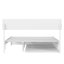 Norla Twin XL Wood Platform Bed with Footboard and Twin XL Trundle, White-113674731-113674730