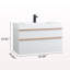 Meuble-lavabo mural blanc 36 po avec lavabo en acrylique intégré, 2 tiroirs à fermeture en douceur, armoire flottante moderne pré-assemblée-1477800899-1477800896