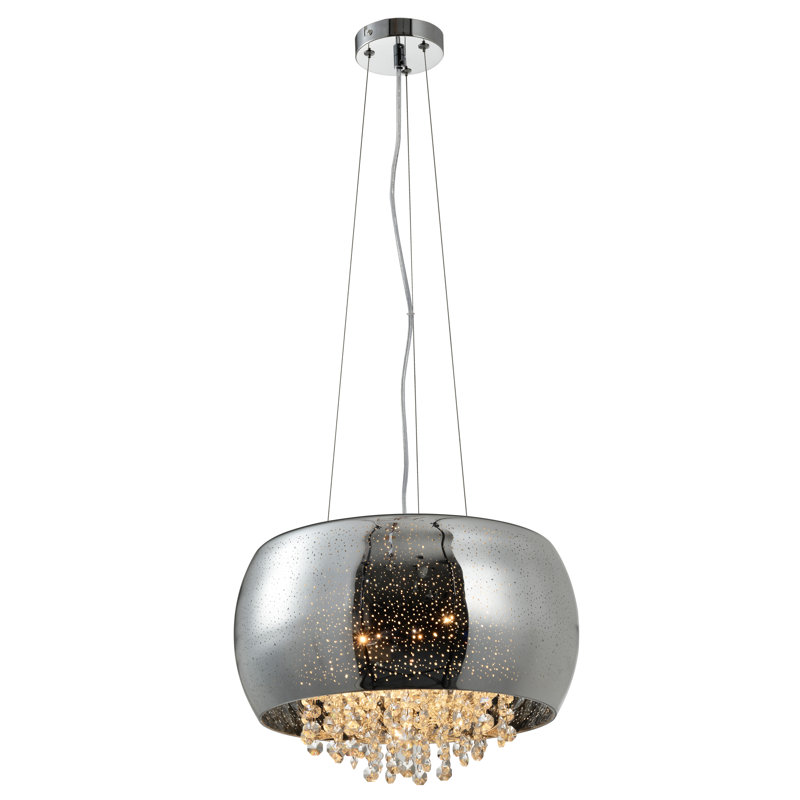 Perez 4 - Light Chrome Single Pendant