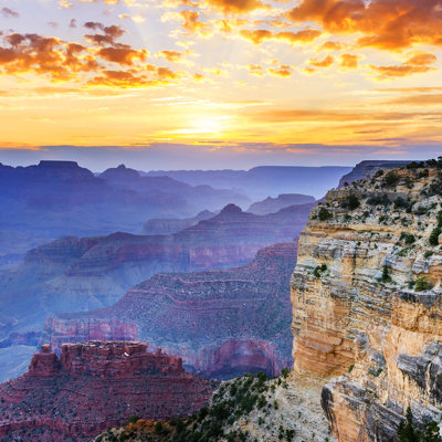 Byrns " The Grand Canyon At Sunset "