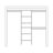 SuiteSymphony 84" W - 120" W Closet System Kit with Top Shelves-20037094