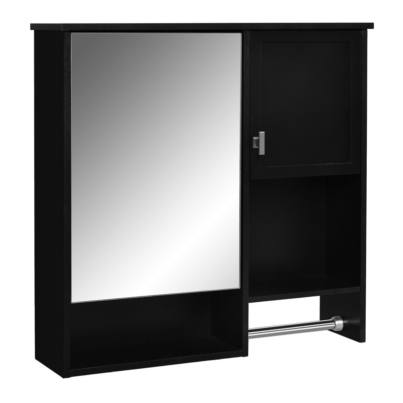 Armoire à pharmacie murale 29 po x 28 po, Noir