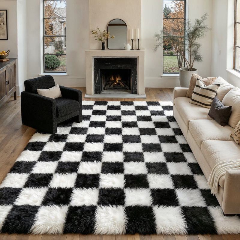 Shag Area Rug, Rectangle 200 x 300 cm