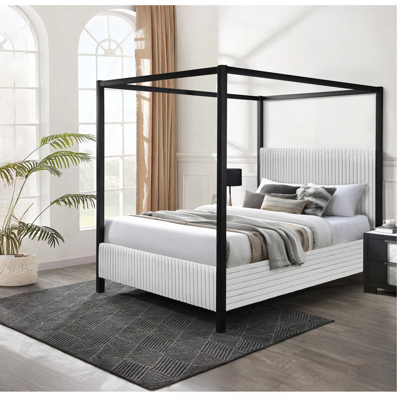 Mobilier de chambre à coucher 1pc, Gris clair, King