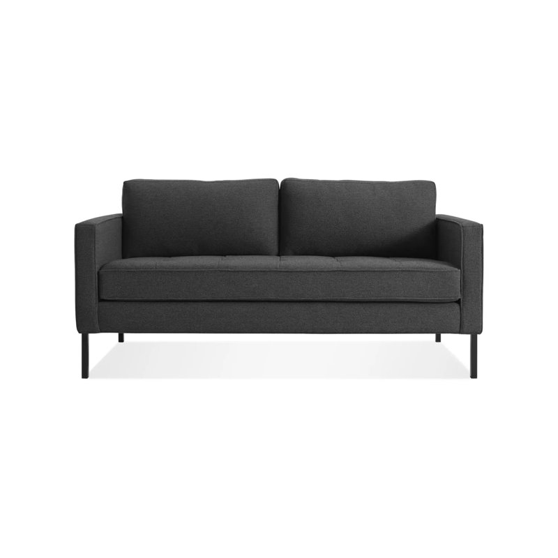 Paramount Loveseat, Sanford Ceramic Crossweave, Metal