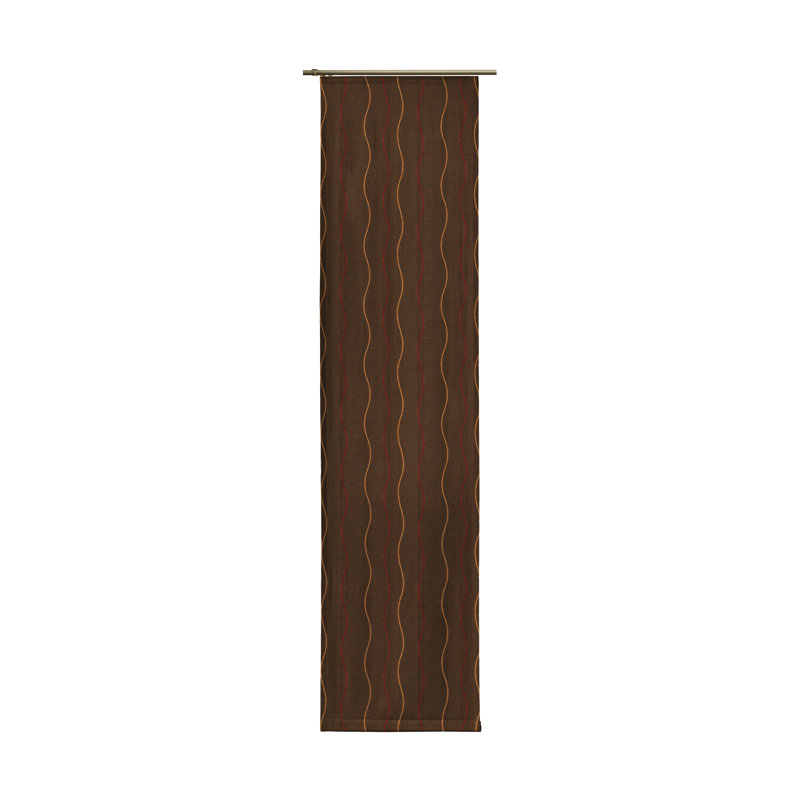Sepino Room Darkening Curtain Panel Pair, 175cm H x 60cm W, Orange