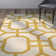 Tapis jaune/ivoire Rentz
