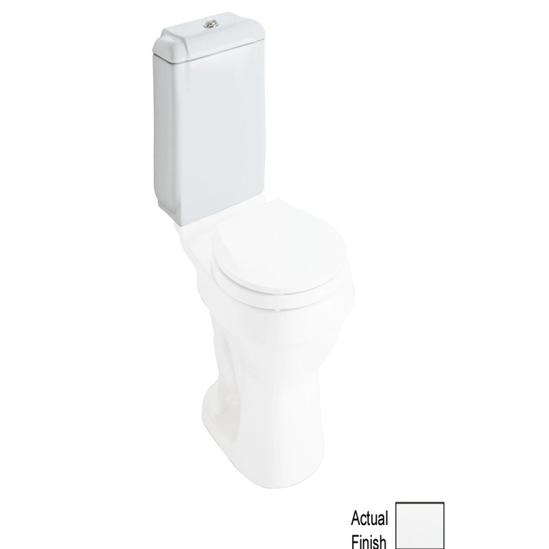Réservoir de toilette à double chasse Rockton, Blanc