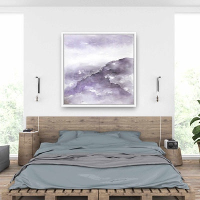 Nebula - Abstract Shapes Framed Canvas for Home Decor