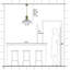 Luminaire suspendu en laiton antique 1 lumière avec abat-jour en verre fabriqué à la main, îlot de cuisine réglable 15,75 po, base E26, homologué UL