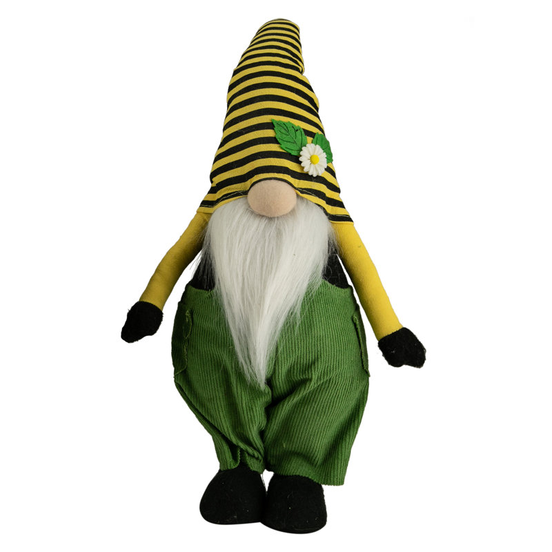 Chapeau de bourdon 19,75 "avec marguerite gnome printanière