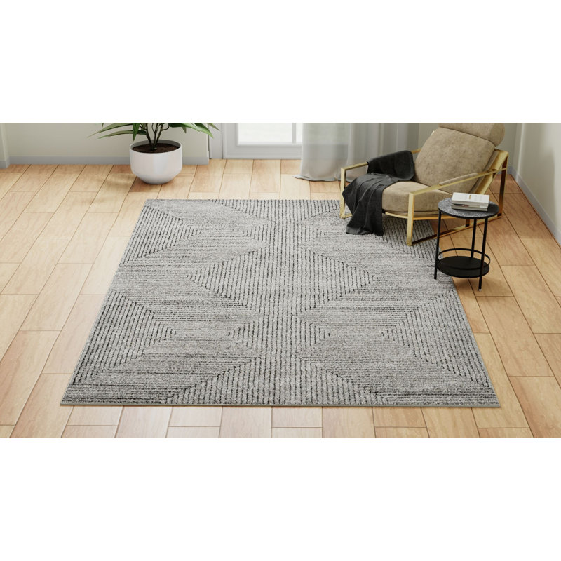 Tapis intérieur / extérieur N Peace, Rectangle 9 pi x 12 pi