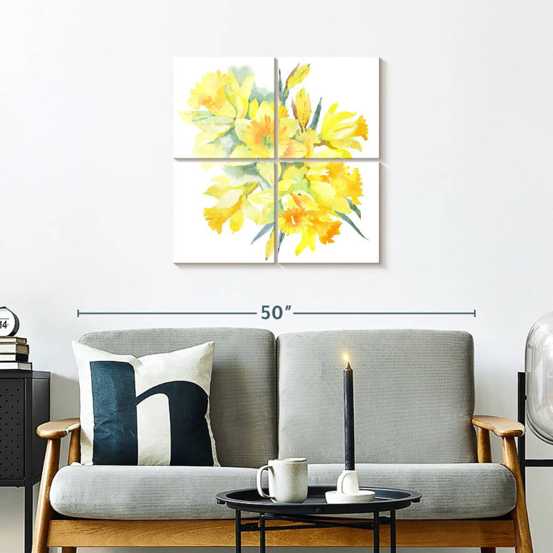 Bouquet de jonquilles jaunes Harnek, H 26 po x l 26 po