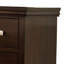 Commode design en bois de style transitionnel