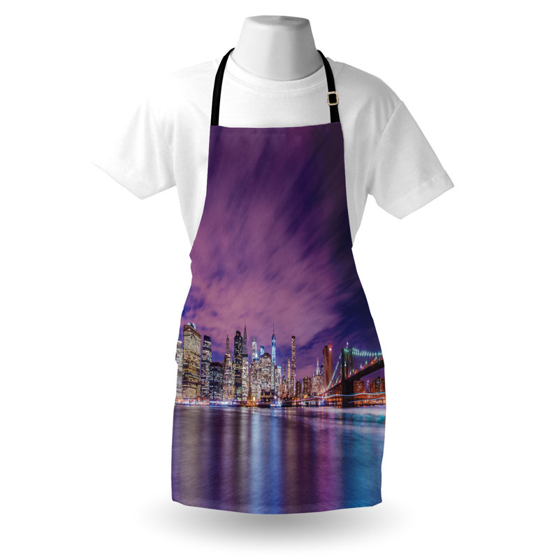 No Pattern Bib Apron
