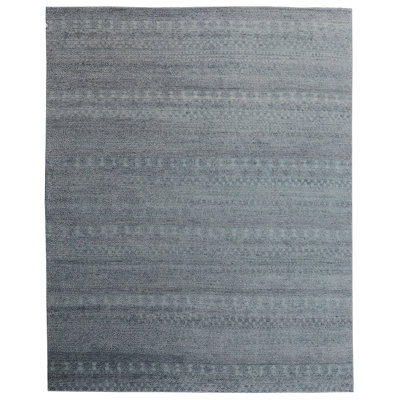 Wool Area Rug in Gray