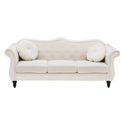 3 Seater Velvet Sofa