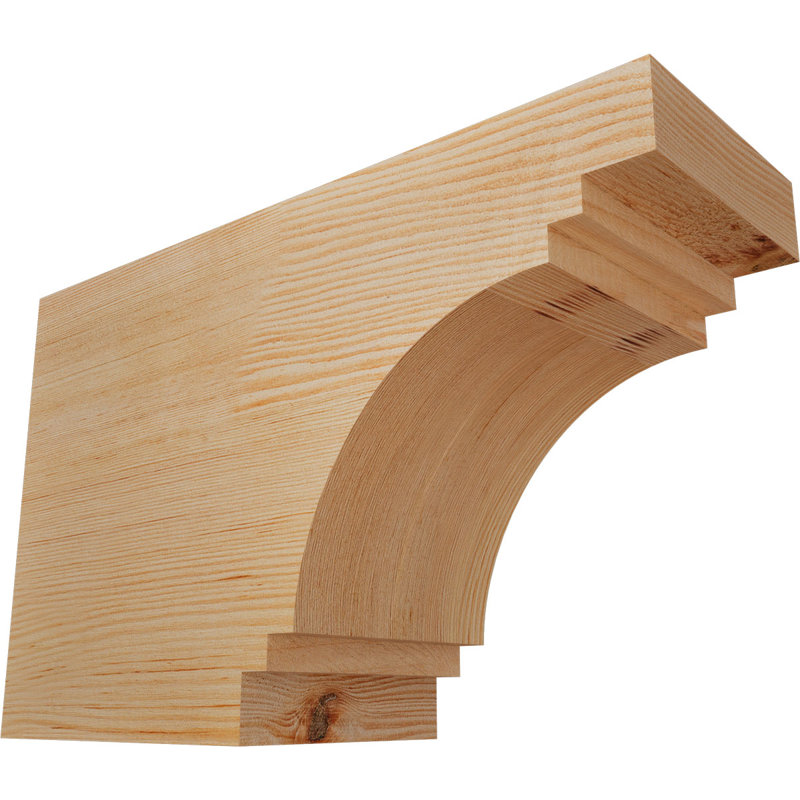 Queue de chevron lisse Pescadero, Sapin de Douglas, H 10 po x l 16 po x P 5,5 po