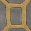 Lybbert Hand-Tufted Grey/Yellow Rug-23082897