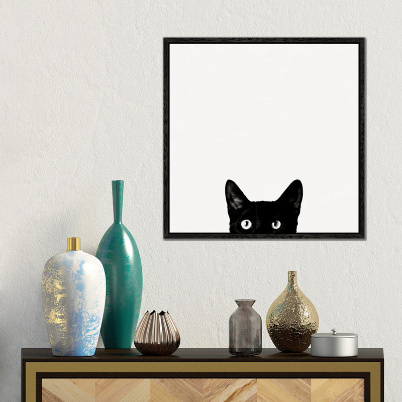 Wrapped Canvas Print, 45.72 cm H x 45.72 cm W, Black Framed