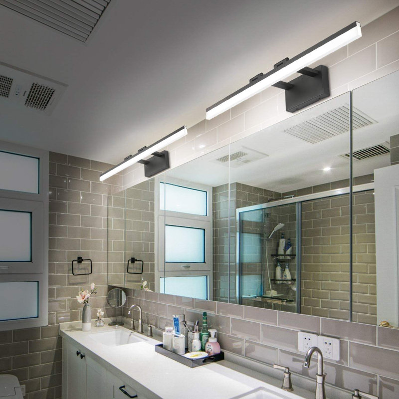 Coetzee Dimmable LED Vanity Light, Black