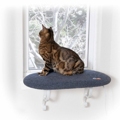 Lit chauffant pour chat ovale