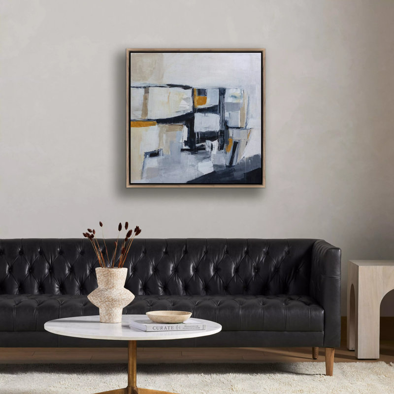 To Be Free Painting by Melanie Biehle, Rustic Walnut Framed, 32" H x 32" W