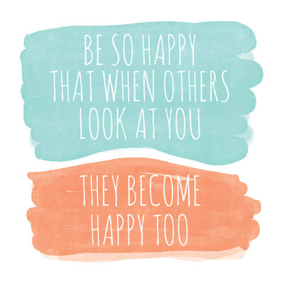 Be So Happy 2 - Wrapped Canvas Print